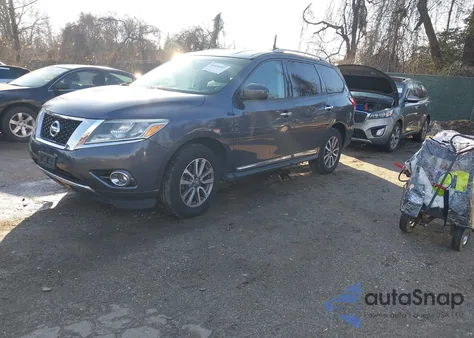 2014 Nissan Pathfinder Sl z USA, uszkodzony, nr VIN 5N1AR2MM2EC623771